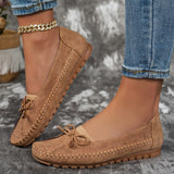 Sabine – Soft Comfort Loafers with Delicate Bow
