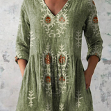 Maeve | Long Blouse with V-Neck
