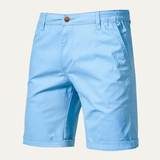 The Roseland Men’s Premium Cotton Flat Front Summer Shorts