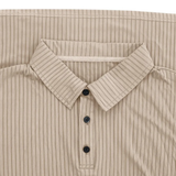 The Sorrento Men’s Ribbed Knitted Polo Shirt