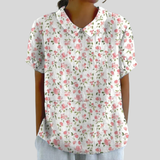 Elegant Floral Comfort Top