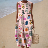 Comfortable Sleeveless Summer Dress