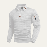 The Benevento Men’s Quick Dry Long Sleeve Golf Polo Shirt