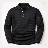 The Benevento Men’s Quick Dry Long Sleeve Golf Polo Shirt