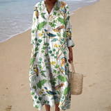 Summer Dress with Print that Highlights the Silhouette