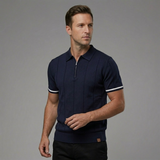 The Briarcliff Men’s Quarter Zip Polo Shirt