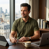 The Wilshire Men’s Smart Polo Shirt