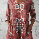 Maeve | Long Blouse with V-Neck