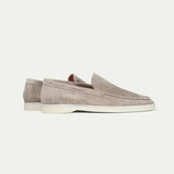 Classic Suede Loafer Light Grey
