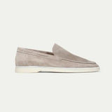 Classic Suede Loafer Light Grey