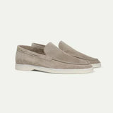 Classic Suede Loafer Light Grey