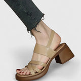 Celeste - Elegant Crossed Sandals