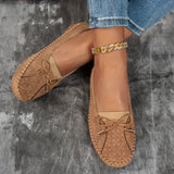 Sabine – Soft Comfort Loafers with Delicate Bow