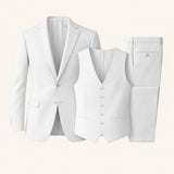The Silverwood Men’s 3 Piece Slim Fit Suit – Elegant Blazer, Waistcoat & Trousers Set