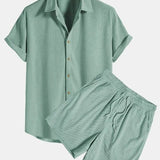The Corsica Linen Set – Summer Shirt & Pants for Men