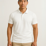 The Corsica White Polo Shirt for Men – Timeless Old Money Style
