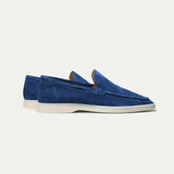Classic Suede Loafer Berry Blue