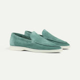 Classic Suede Loafer Apple Blue