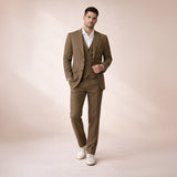 The Silverwood Men’s 3 Piece Slim Fit Suit – Elegant Blazer, Waistcoat & Trousers Set