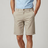 The Roseland Men’s Premium Cotton Flat Front Summer Shorts
